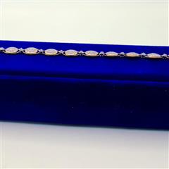 Gold-Diamond Bracelet 130 Diamonds 1.30 Carat T.W. 10K Yellow Gold 6.41g